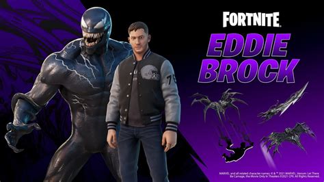 New Venom Skin Eddie Brock Built In Emote Fortnite Season 8 Youtube