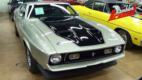 1971 Ford Mustang Mach 1 429 Cobra Jet Fastback Youtube