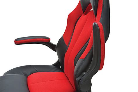 Ofm Essentials Racing Style Bonded Leather High Back Gaming Chair