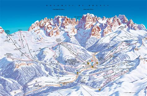 Madonna Di Campiglio Ski Map