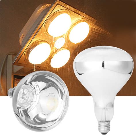 Ideally, an infrared bathroom heat lamp should be installed with a switch that can be used to a heat lamp will be more effective if you have a smaller bathroom and if the ceiling is lower. E27 275W Infrared Heat Bulb For Ceiling Exhaust Fan ...