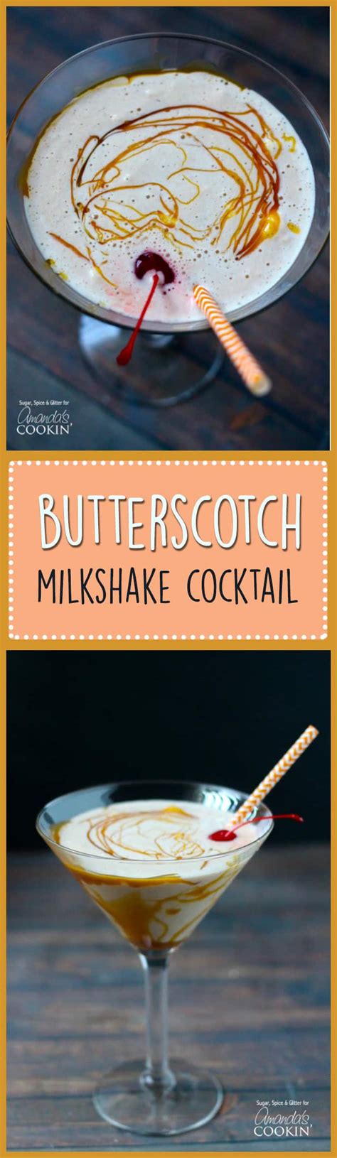 Butterscotch Milkshake Cocktail A Summer Shake For Grown Ups