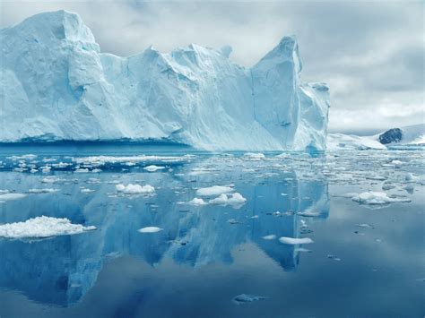 Iceberg Reflection In Antarctica This Beautiful Summer Landscape In