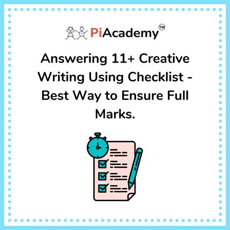11 Plus Creative Writing Checklist To Score Top Marks
