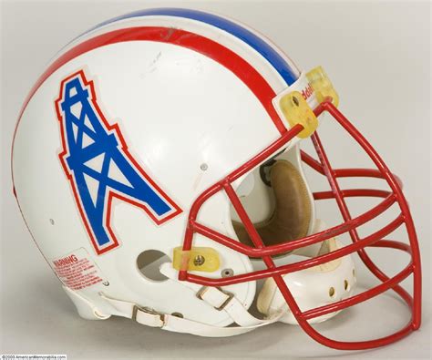 Houston Oilers Game Used Helmet Sports Teams And Logos No More Pi