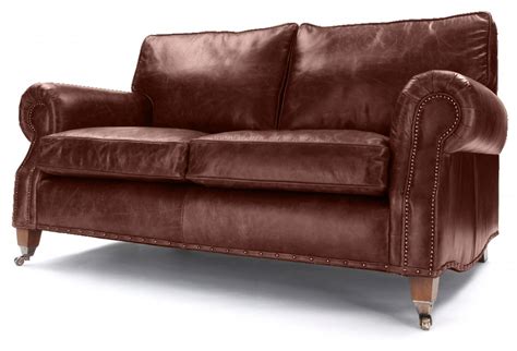 Hepburn Hobnail Leather Seater Sofa From Old Boot Sofas