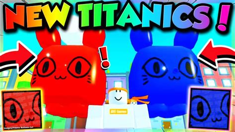 New Titanic Balloon Cats In Pet Simulator X Roblox Youtube