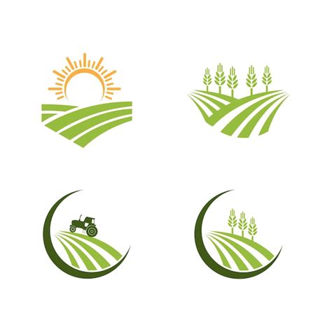 Premium Vector Farm Logo Template Agriculture Design Vector Illustration