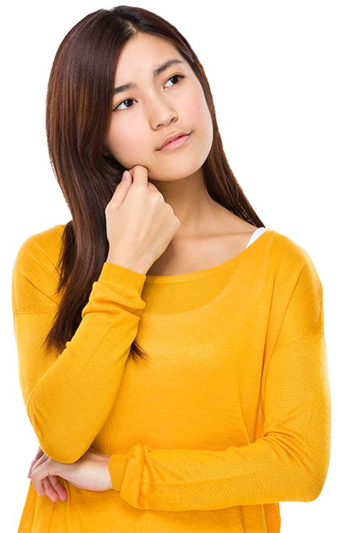 Thinking Woman Png Transparent Image Download Size 494x780px