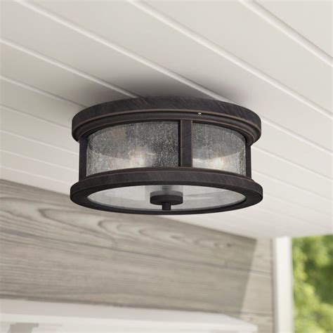 Another benefit of flush mount light. Colwyn 2-Light Outdoor Flush Mount | Outdoor flush mounts ...