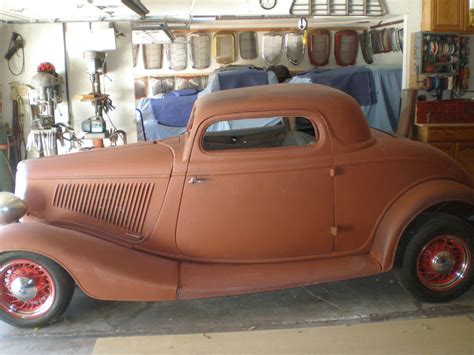 For Sale 1934 Ford 3 Window Coupe Chopped Top The Hamb
