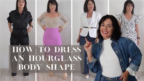 how to dress an hourglass body shape youtube