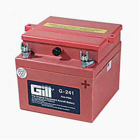 Gill Aircraft Battery 24v G241 Without Acid Pilots Hq Llc