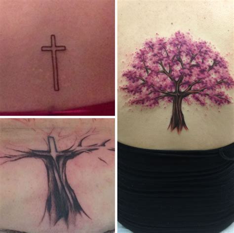 Find out about original and unique advice. Cross Cover Up Tattoo Into Cherry Blossom Tree! | Bored Panda