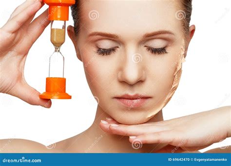 Beauty Concept Rejuvenation Renewal Skin Care Skin Problems W Stock