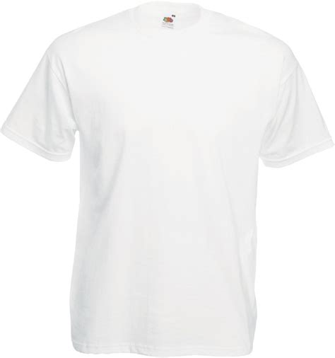 Fruit Of The Loom X Valueweight Plain White Cotton Tee T Shirts