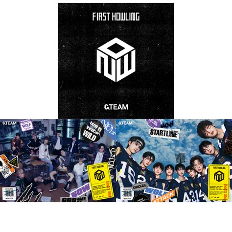 Andteam앤팀 Japan 1st Album First Howling Now 3종 세트 Hottracks