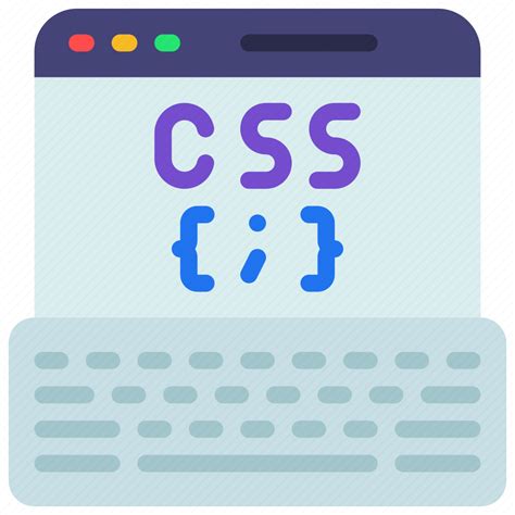 Css Coding Keyboard Programming Language Icon Download On Iconfinder