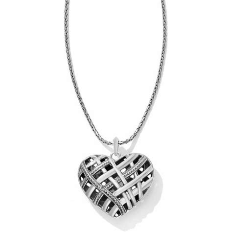 Neptunes Rings Convertible Reversible Heart Necklace Brighton
