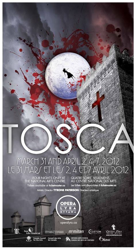 Tosca Giacomo Puccini Opera Poster Puccini Opera Opera Tosca