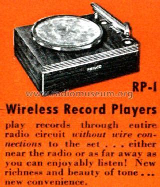 And if you don't have a proper media player, it also includes a player (media player classic, bsplayer, etc). RP-1 Code 123 Wireless Record Player R-Player Philco, Philad