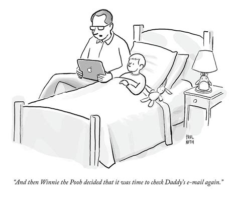 a father is reading his son a bedtime story drawing by paul noth pixels