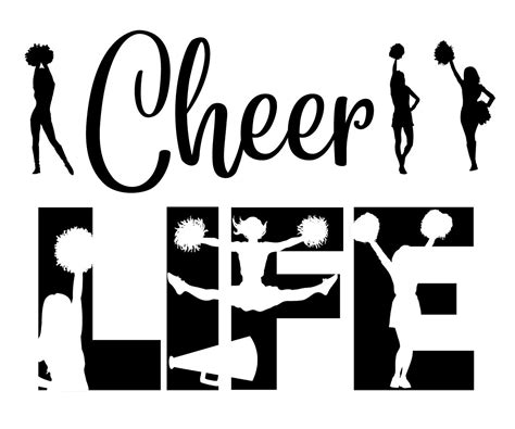 Free Cheer Life Svg File Svg Files For Cricut Cheer Cricut