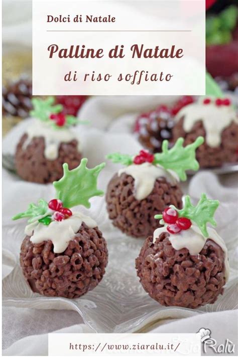 Ricette stuzzichini con il riso. Palline di Natale di riso soffiato | Ricetta (con immagini ...