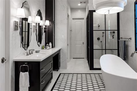30 Striking Black And White Bathroom Ideas Visualhunt