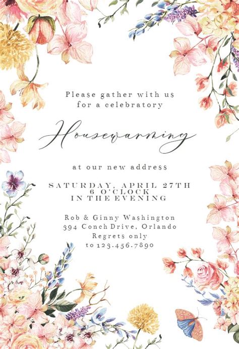 Pin On Housewarming Party Invitations