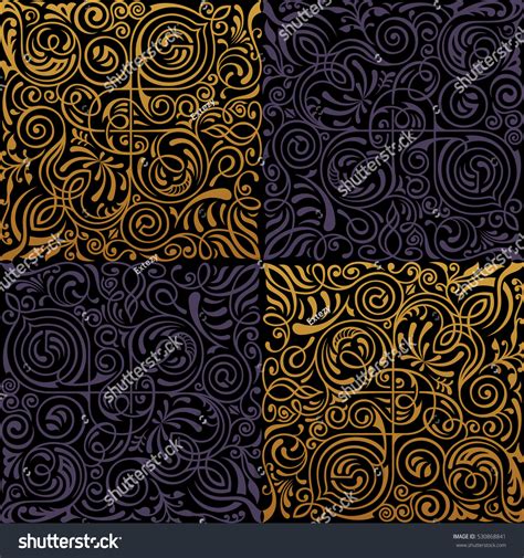 The expression embodied in its interlacing pattern, cohesive movement, gravity, mass, and volume signifies infinity and produces a contemplative feeling in the spectator leading him slowly into. Seamless Islamic Floral Pattern Vintage Gold Stock Vector ...