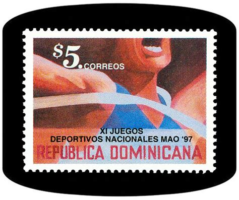 En estas areas existe una gran variedad de flora y una especie de animales y el estado garantiza la conservacion de su belleza escenica y su alto valor ecologico. Sellos Dominicanos: XI Juegos Deportivos Nacionales Mao '97