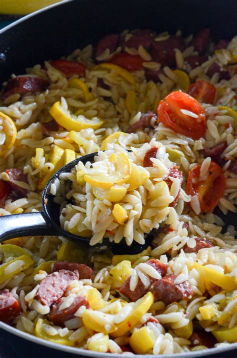 Thuringer, pork, beef, summer sausage, cervelat. Sausage and Squash Skillet: One-Pot Yellow Squash Recipe ...