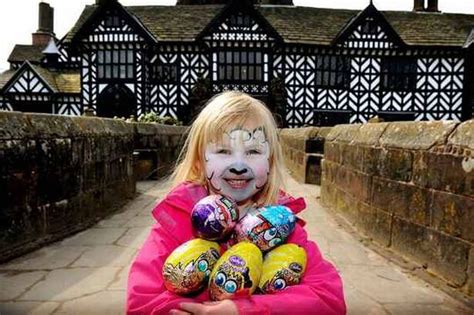 Lily Breeze Aged 4 Gets Stocked Up At Speke Hall S Easter Eggs Hunt