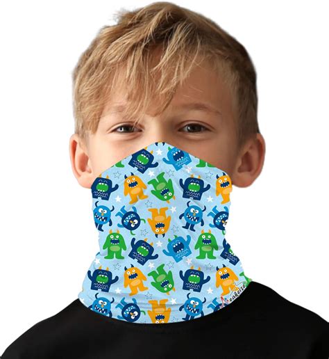 Reid Store Kids Sonic Face Mask Bandana Neck Gaiter Cooling Breathable