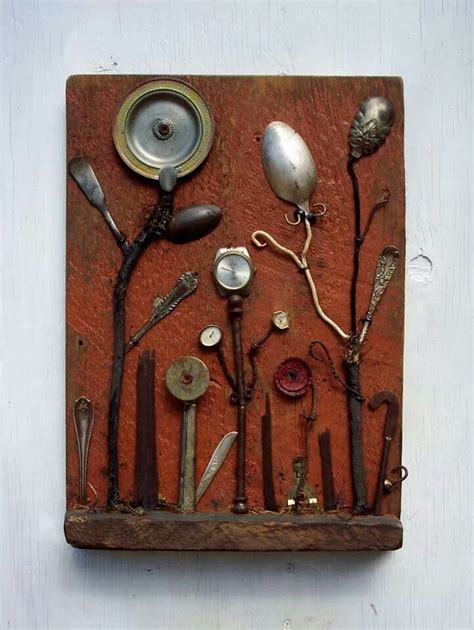 Pin By Deborah Zimmerman On Recycling Ideas Found Object Art