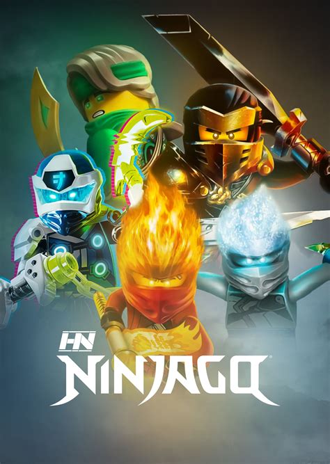 Lego Ninjago Kai Zane Jay Cole Lloyd Last 4 Season Poster Lego
