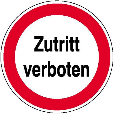 Siehst du das schild, hier. Hinweisschild zur Betriebskennzeichnung Zutritt verboten günstig bestellen