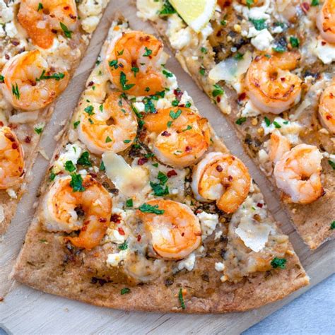 Shrimp Scampi Pizza Recipe We Are Not Martha