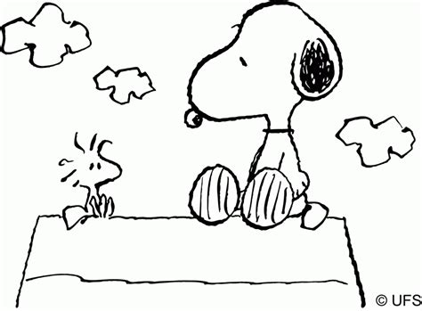 Free Snoopy Coloring Pages Coloring Home