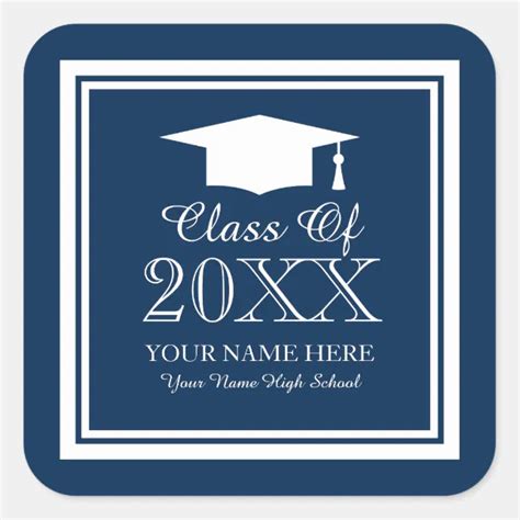 2023 Graduation Seals Custom Graduate Stickers Zazzle