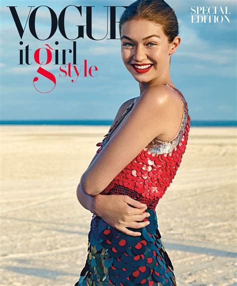 Gigi Hadid Is The Ultimate It Girl On The Cover Of Vogues Special