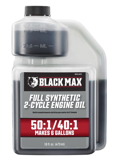 Black Max 16oz Full Synthetic 2 Cycle Oil