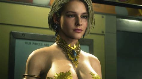 Resident Evil 3 Remake Jill As Golden Showstopper Resident Evil 3