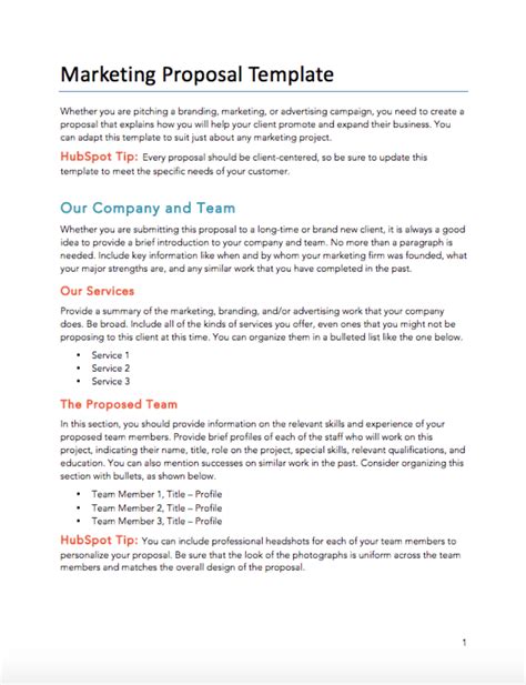 Marketing Agency Proposal Template