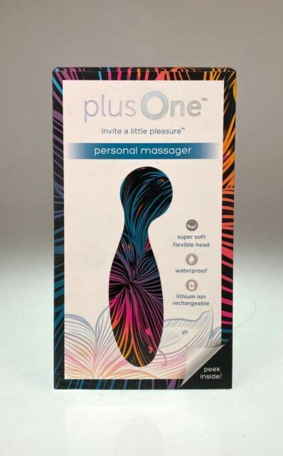 Plus One Personal Massager Rechargeable 10 Different Settings For Sale