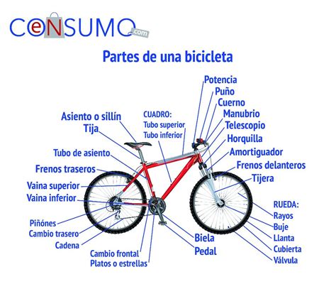 Componentes Bicicleta Conoce Las Partes De Una Bicicleta Atelier