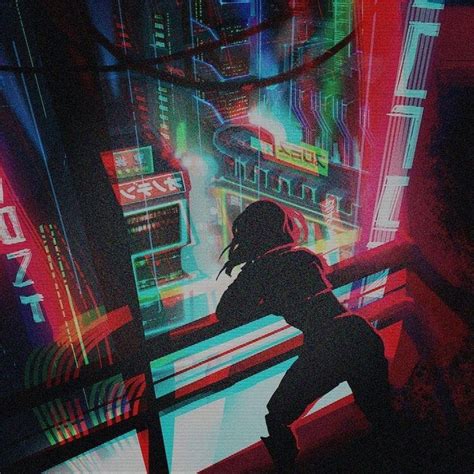 Pin By 张津萌 On 城院 Neon Aesthetic Cyberpunk Art Cyberpunk