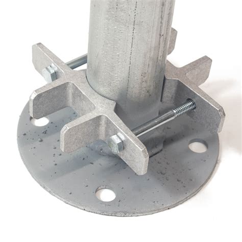 Bufftech X Post EZ Set Brackets For Or Round Post Vinyl Fence Fittings