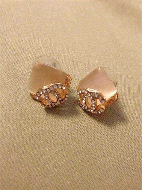 Cc Earrings Earrings Jewelry Stud Earrings